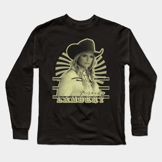 miranda lambert hot design shirt Long Sleeve T-Shirt by oeyadrawingshop